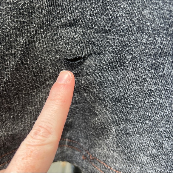 Vintage KPC Hooded Jacket Long Size XL Patchwork Jacket Boho Hippie - Picture 12 of 13